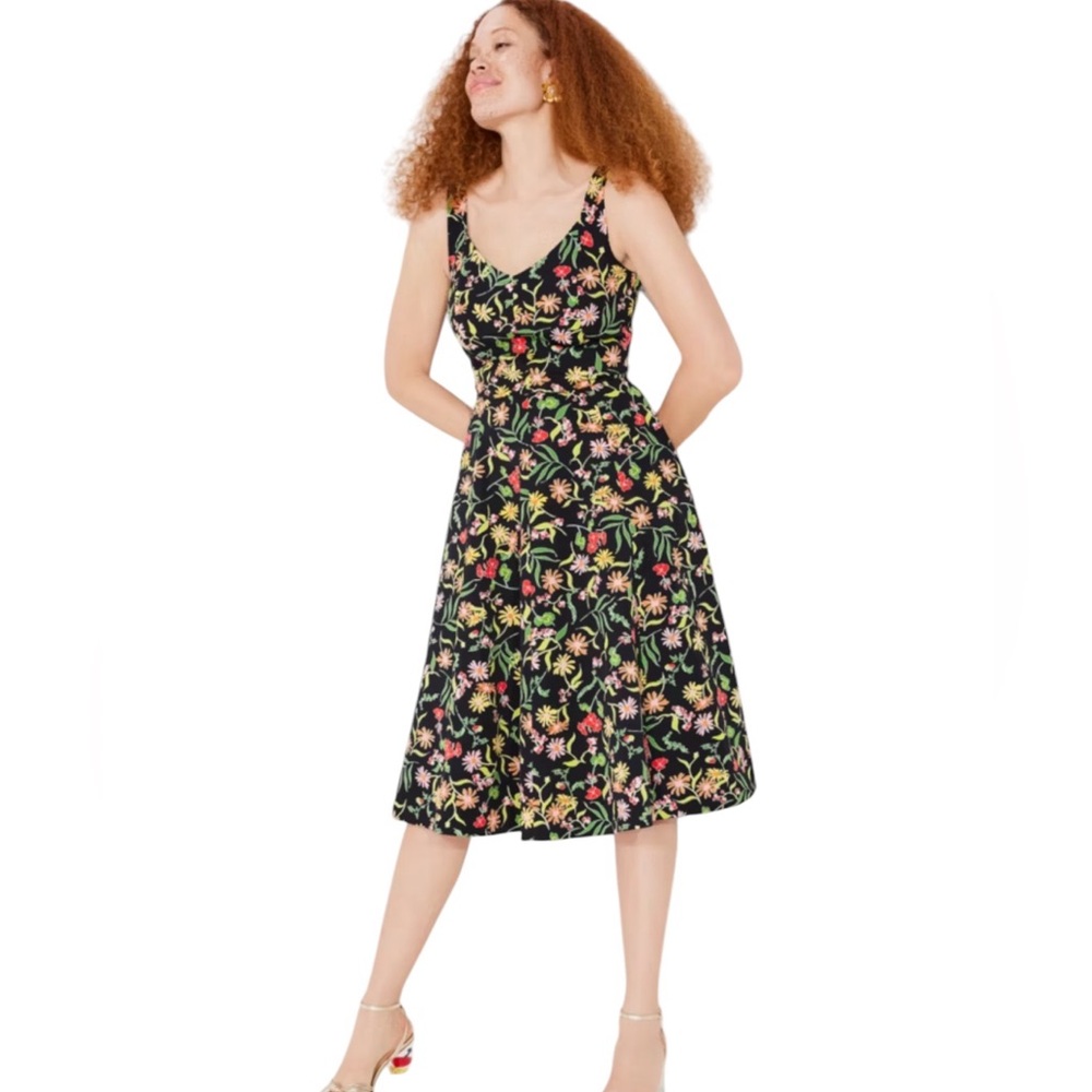 kate spade NEW YORK 6 Dress Rooftop Garden Floral Grace - Picture 4 of 14